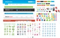 Web graphic collection Royalty Free Stock Photo
