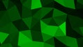 Web green abstract background. Geometric vector illustration. Colorful 3D wallpaper