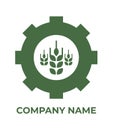 Agro icon. Template for your company logo. Royalty Free Stock Photo