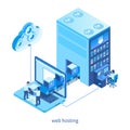 Web hosting concept Royalty Free Stock Photo