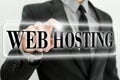 Web hosting icon Royalty Free Stock Photo