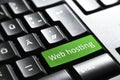 Web hosting , Keyboard button enter symbol Royalty Free Stock Photo