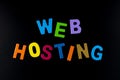 Web hosting technology computer information network website server typography