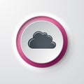 Web icon push-button cloud