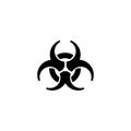 Icon. Radiation hazard, biohazard