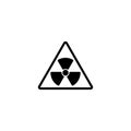 icon. Radiation hazard symbol sign