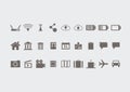 Web Icon Set Royalty Free Stock Photo