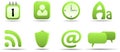 Web icon set 6 | Grass series Royalty Free Stock Photo