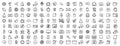 Web icon set. Web design icons. Vector line icons set. Web development icons in line style. Simple web icons set. Ui design
