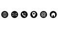 Web icon set. Different internet website icons Royalty Free Stock Photo