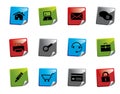 Web icon sticker series Royalty Free Stock Photo