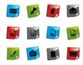 Web icon sticker series Royalty Free Stock Photo