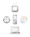 Web icons Royalty Free Stock Photo