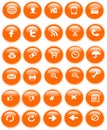 Web icons Royalty Free Stock Photo