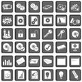 Web icons 3 Royalty Free Stock Photo