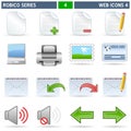 Web Icons [4] - Robico Series Royalty Free Stock Photo