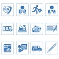 Web icons : business and finance III Royalty Free Stock Photo