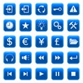 Web icons / buttons 2 Royalty Free Stock Photo