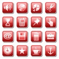 Web icons. Part three Royalty Free Stock Photo