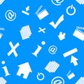 Web icons pattern Royalty Free Stock Photo