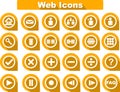 Web Icons Royalty Free Stock Photo