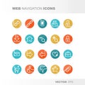 Web icons Royalty Free Stock Photo