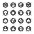 Web icons Royalty Free Stock Photo