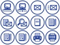 Web icons set (Vector) Royalty Free Stock Photo