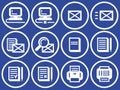 Web icons set (Vector) Royalty Free Stock Photo