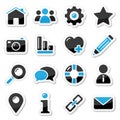 Web and internet icons set Royalty Free Stock Photo