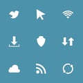 Web Internet Social Vector Icon Set