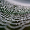 Of the web are almost invisible showcasing the precision of nature s Royalty Free Stock Photo