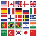 Web Language Icon Collection Royalty Free Stock Photo