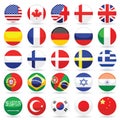 Web Language Icon Collection Royalty Free Stock Photo