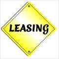 Leasing Icon. Business legal document concept. Vector illustration