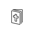 Line icon. Bible, Holy Writ