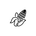 Line icon. Corn symbol