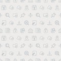 Web line icon pattern set