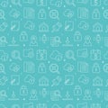 Web line icon pattern set