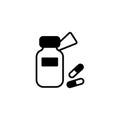 Line icon. Tablets , Vitamins, Pills