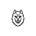 Line icon. Wolf; wild animals