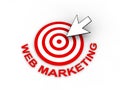 Web Marketing Concept Royalty Free Stock Photo