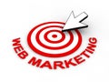Web Marketing Concept Royalty Free Stock Photo