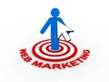 Web Marketing Concept Royalty Free Stock Photo