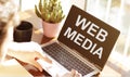 Web Media Social Networking Technology Innovation Concept Royalty Free Stock Photo