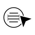 web menu, click, menu, nav bar, menu scrolling icon