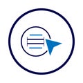 web menu, click, menu, nav bar, menu scrolling icon