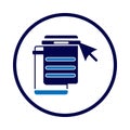 web menu, click, menu, nav bar, menu scrolling icon
