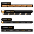 Web menu navigation template