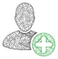 Web Net Add User Vector Icon Royalty Free Stock Photo